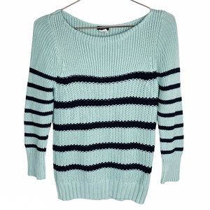 J.Crew Boatneck Ripple Stitch‎ Knit Sweater